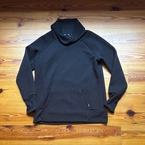 RBX Men's Textured Black Turtleneck Sweater